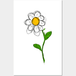 White Flower Posters and Art